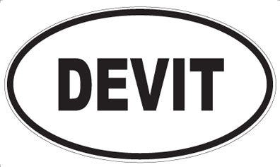 DEVIT - Oval Sticker