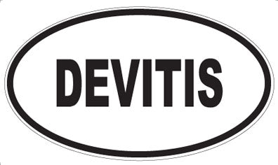 DEVITIS - Oval Sticker