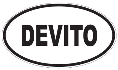 DEVITO - Oval Sticker