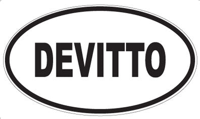 DEVITTO - Oval Sticker