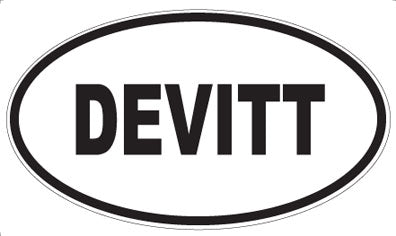 DEVITT - Oval Magnet