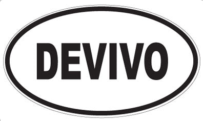 DEVIVO - Oval Sticker