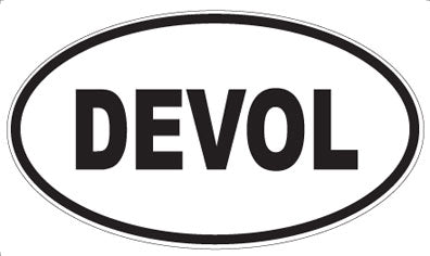 DEVOL - Oval Sticker