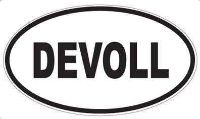 DEVOLL - Oval Magnet