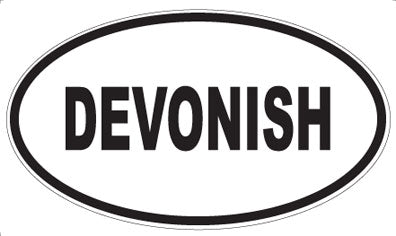 DEVONISH - Oval Magnet