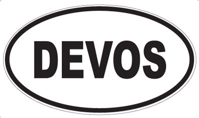 DEVOS - Oval Sticker