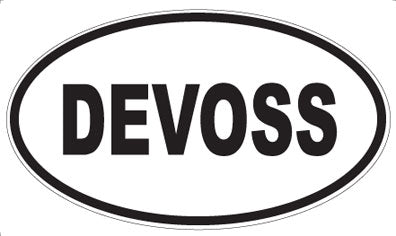 DEVOSS - Oval Magnet