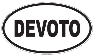 DEVOTO - Oval Sticker