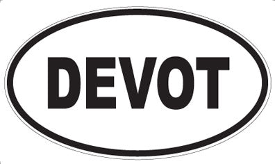 DEVOT - Oval Magnet