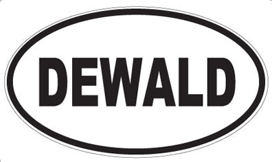 DEWALD - Oval Magnet