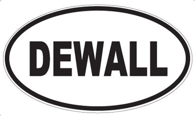 DEWALL - Oval Magnet