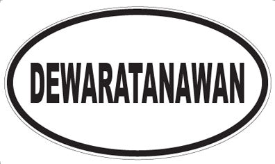 DEWARATANAWAN - Oval Magnet