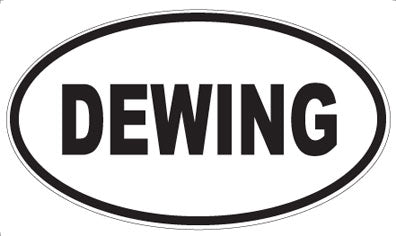 DEWING - Oval Magnet