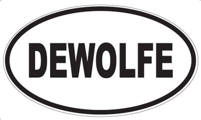 DEWOLFE - Oval Magnet