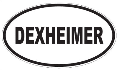 DEXHEIMER - Oval Sticker