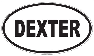 DEXTER - Oval Magnet