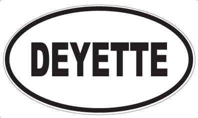 DEYETTE - Oval Magnet