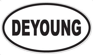 DEYOUNG - Oval Magnet