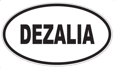 DEZALIA - Oval Sticker