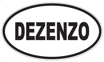 DEZENZO - Oval Sticker
