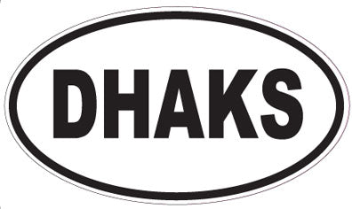 DHAKS - Oval Magnet