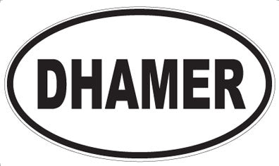 DHAMER - Oval Magnet