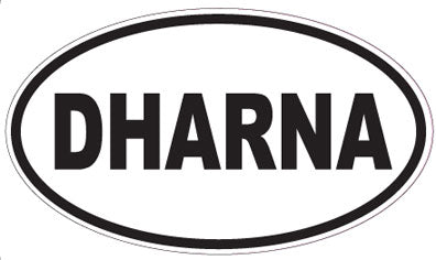 DHARNA - Oval Sticker