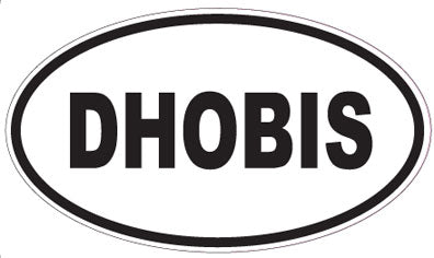 DHOBIS - Oval Sticker