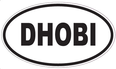 DHOBI - Oval Magnet