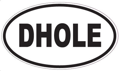 DHOLE - Oval Magnet