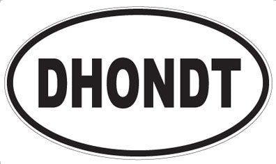 DHONDT - Oval Magnet