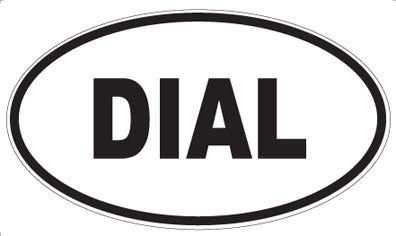 DIAL - Oval Magnet