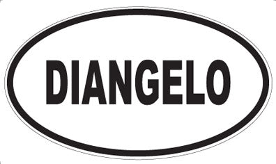 DIANGELO - Oval Magnet