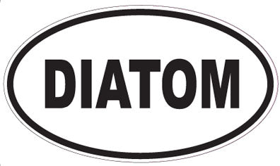 DIATOM - Oval Sticker