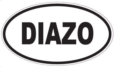 DIAZO - Oval Magnet