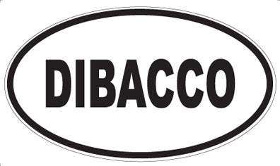 DIBACCO - Oval Magnet