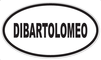 DIBARTOLOMEO - Oval Magnet