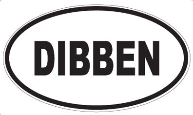 DIBBEN - Oval Magnet