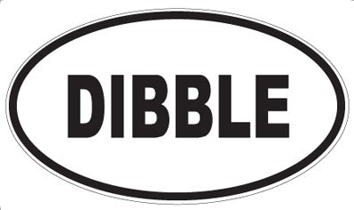 DIBBLE - Oval Magnet