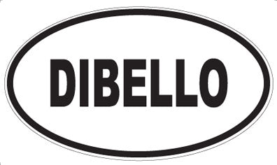 DIBELLO - Oval Sticker