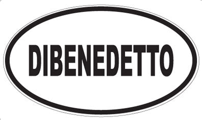 DIBENEDETTO - Oval Magnet