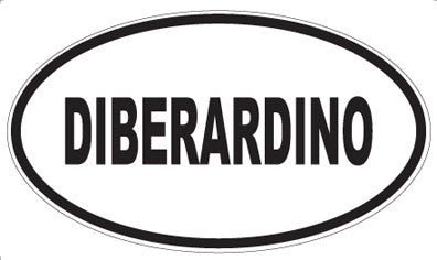 DIBERARDINO - Oval Sticker