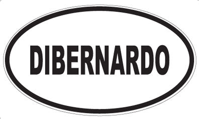 DIBERNARDO - Oval Magnet