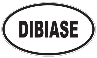 DIBIASE - Oval Sticker