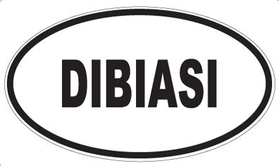 DIBIASI - Oval Sticker