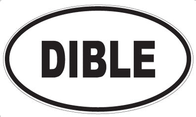 DIBLE - Oval Sticker