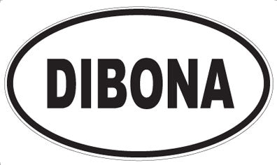 DIBONA - Oval Magnet