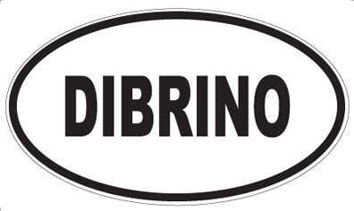 DIBRINO - Oval Magnet