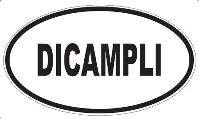DICAMPLI - Oval Sticker