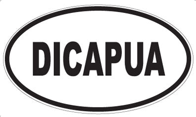 DICAPUA - Oval Magnet